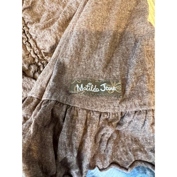 Matilda Jane Stealth Zippered Cardigan Jacket Chestnut Brown - Picture 6 of 6